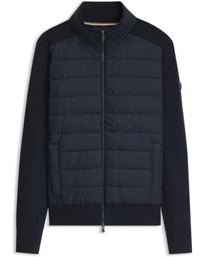 BOSS Veste Avec Devant Matelassé - Bleu