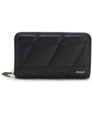 HUGO Ziparound Wallet - Black
