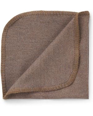 BOSS Italian-Made Pocket Square - Brown