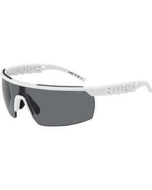 HUGO Mask-Style Sunglasses - White