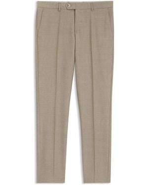 BOSS By Beckham Slim-Fit Anzughose Aus Schurwolle - Natur