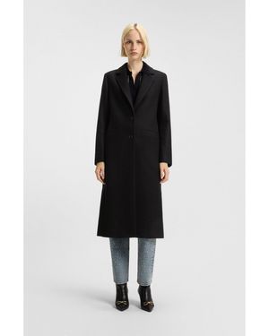HUGO Relaxed-Fit Coat - Black