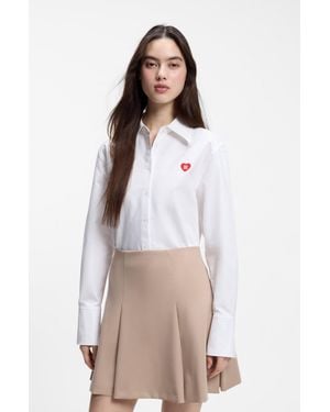 HUGO White Women's Business Blouses Size 4