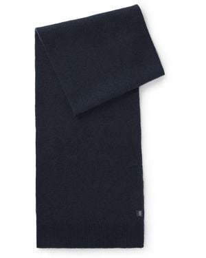 BOSS By Beckham Bufanda De Lana Virgen Y Cachemira - Azul