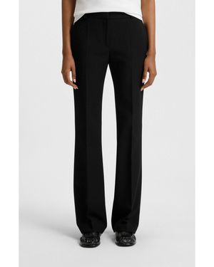HUGO Regular-Fit Bootcut Trousers - Black