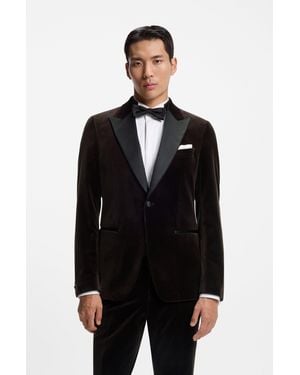 BOSS Dark Brown Men's Sport Coats Size 38r - Black