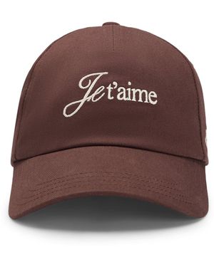HUGO Pet Van Katoenen Twill Met Logostiksel - Bruin