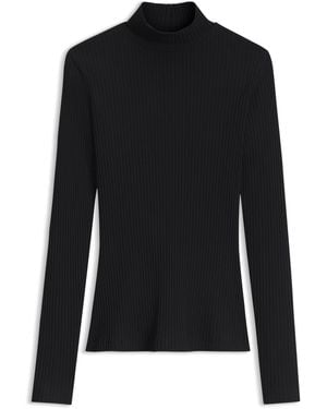 HUGO Rollneck Top - Black