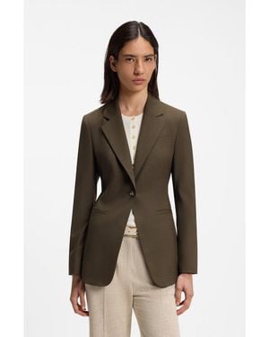 BOSS Single-Breasted Blazer - Natural