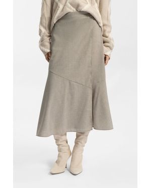 BOSS Light Beige Women's Business Skirts Size 4 - Natural