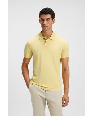 BOSS Light Yellow Men's Polo Shirts Size M