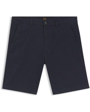BOSS Slim-Fit Chino Shorts - Blue