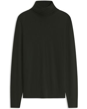 BOSS By Beckham-Trui Met Col Van Scheerwol En Kasjmier - Zwart