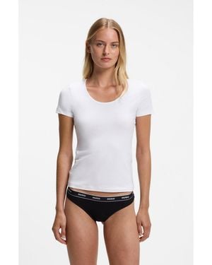 HUGO 2 Pack Of Underwear T-Shirts - White