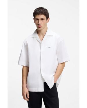 HUGO Oversized-Fit Shirt - White