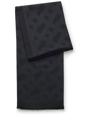 BOSS Monogram Scarf - Black