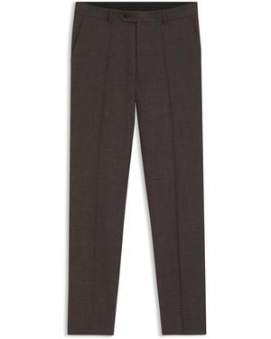 BOSS Pantalones De Traje Slim Fit By Beckham De Lana - Gris