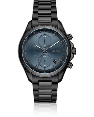 BOSS Letic-Plated Watch With Dial - Grey