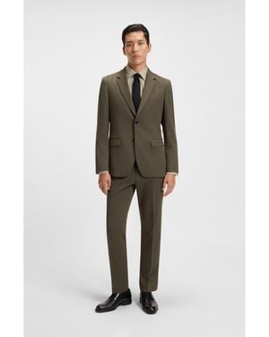 BOSS Two-Piece Slim-Fit Suit - Green