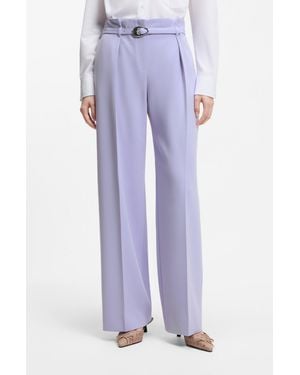HUGO Purple Women's Formal Pants Size 4