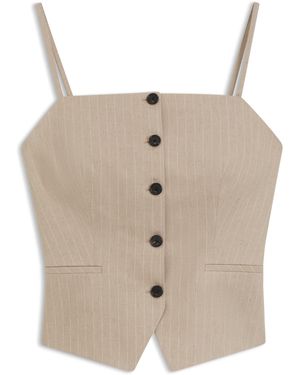 HUGO Slim-Fit Top - Naturel