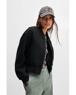 HUGO Relaxed-Fit Jacket - Black