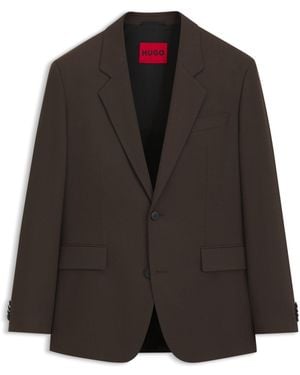 HUGO Modern-Fit Suit Jacket - Black