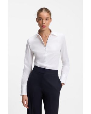 HUGO Slim-Fit Blouse - White
