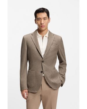 BOSS Slim-Fit Blazer - Brown