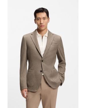 BOSS Slim-Fit Blazer - Brown