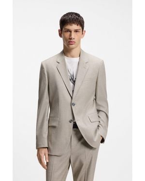 HUGO Modern-Fit Suit Jacket - Grey