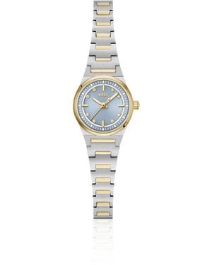 BOSS Candor Gracey Two-Tone Watch With Crystal-Accented Dial - Metallic