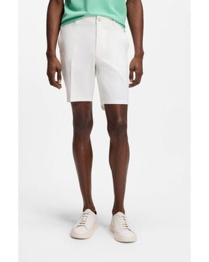 BOSS Stretch-Cotton Shorts - White