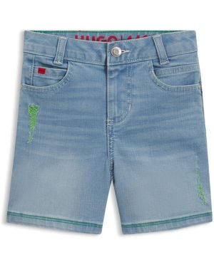HUGO Patterned Men's Boys Size 126 - Blue