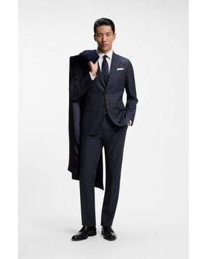 BOSS One Two-Piece Slim-Fit Suit - Blue