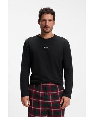 BOSS Gift-Boxed Pyjama Set - Black