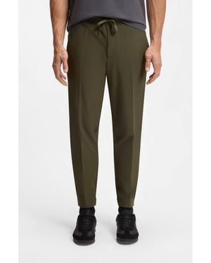 BOSS Tapered-Fit Trousers - Green