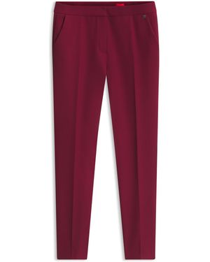 HUGO Slim-Fit Trousers - Red