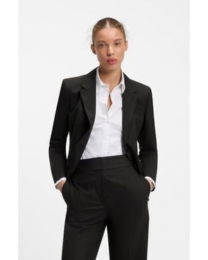 HUGO Tailored Single-Button Blazer - Black