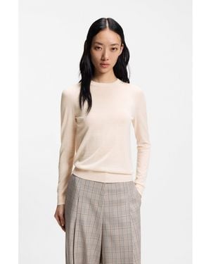 BOSS Slim-Fit Sweater - Natural