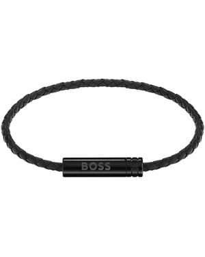 BOSS Braided Cuff - Brown