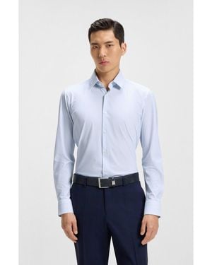 BOSS Slim-Fit Shirt - Blue