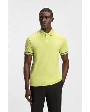 BOSS Slim-Fit Polo Shirt - Metallic