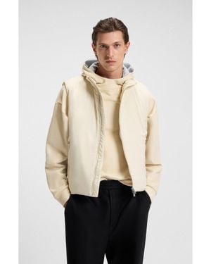BOSS Water-Repellent Gilet With Down Filling - Natural