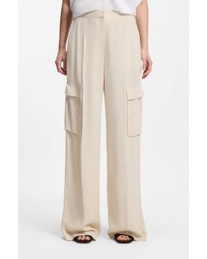 BOSS Regular-Fit Trousers - Natural