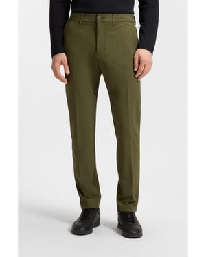 BOSS Slim-Fit Trousers - Green
