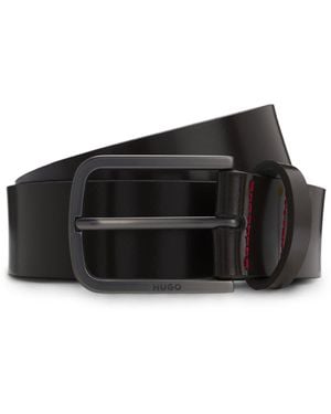 HUGO Italian-Made Belt - Black