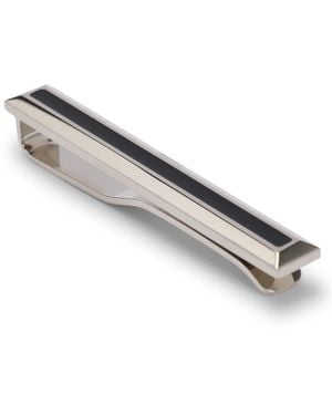 BOSS Brass Tie Bar With Enamel Insert - Metallic