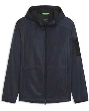 BOSS Dark Blue Men's Casual Jackets Size M