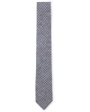 BOSS Patterned Tie - Purple